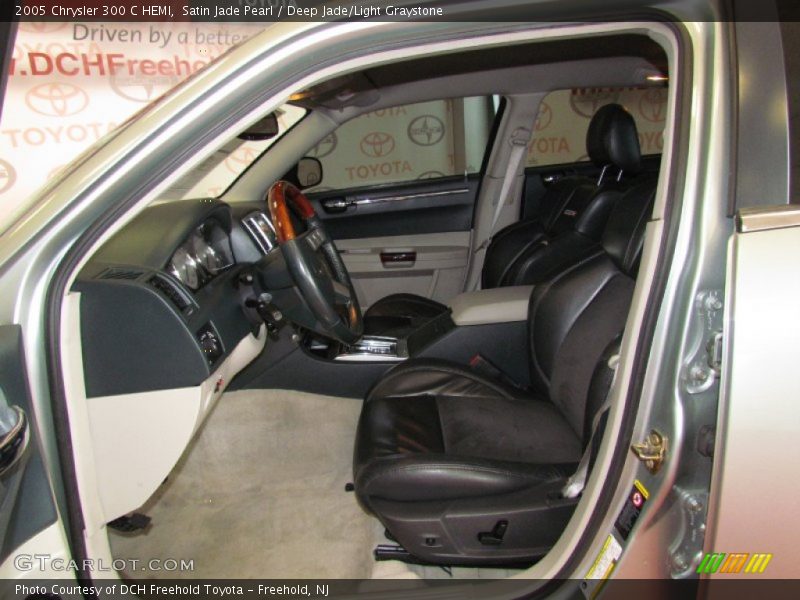Satin Jade Pearl / Deep Jade/Light Graystone 2005 Chrysler 300 C HEMI