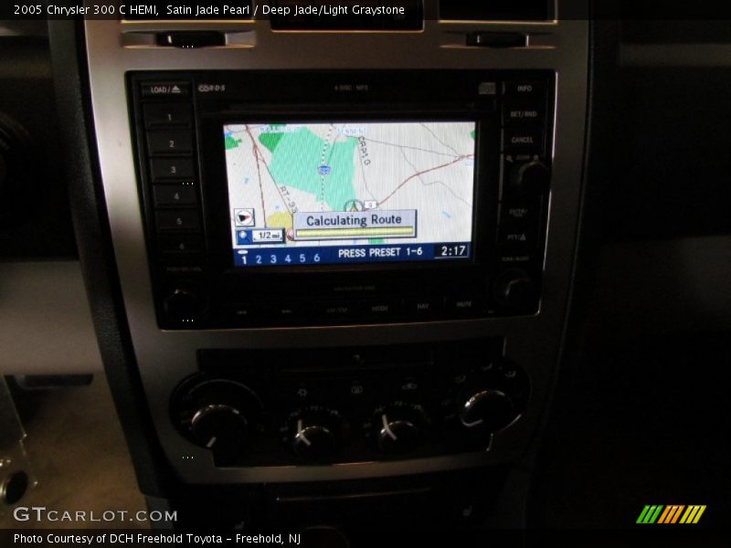 Satin Jade Pearl / Deep Jade/Light Graystone 2005 Chrysler 300 C HEMI