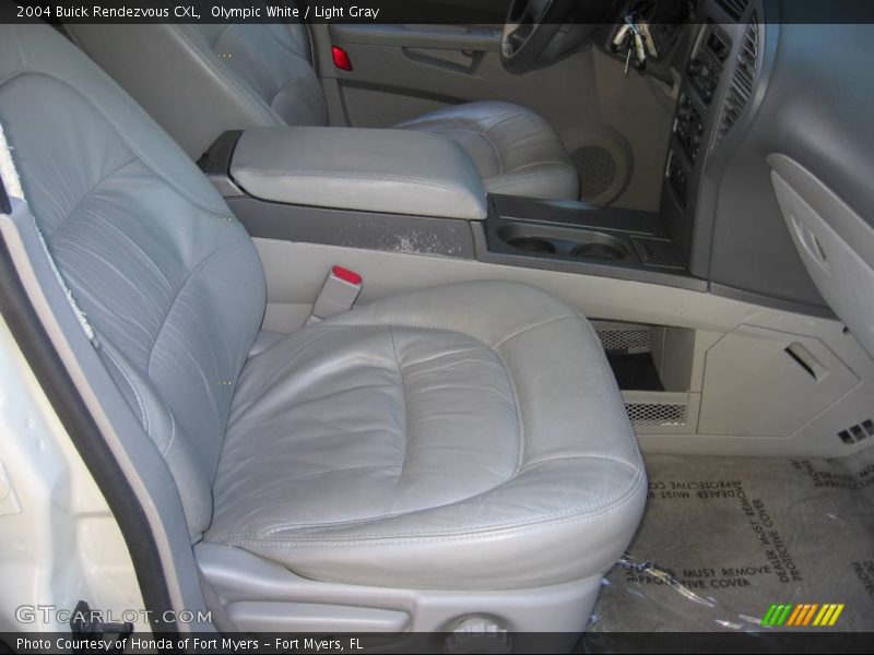 Olympic White / Light Gray 2004 Buick Rendezvous CXL