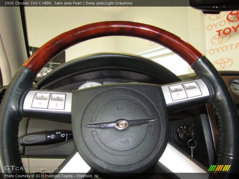 Satin Jade Pearl / Deep Jade/Light Graystone 2005 Chrysler 300 C HEMI