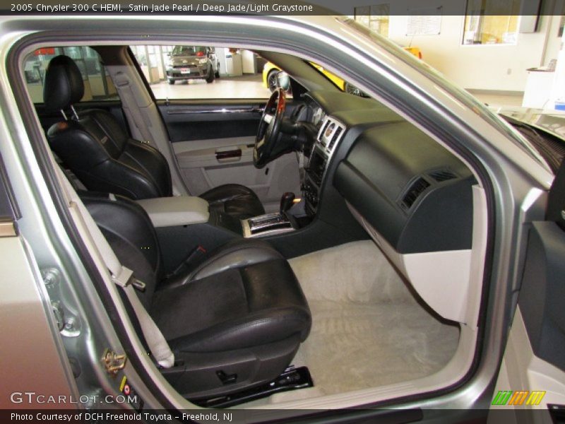 Satin Jade Pearl / Deep Jade/Light Graystone 2005 Chrysler 300 C HEMI