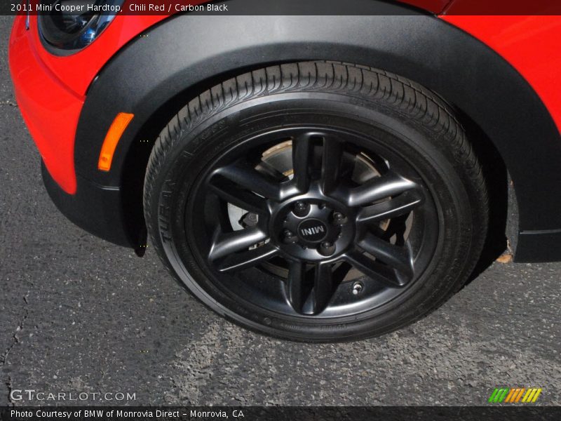 Chili Red / Carbon Black 2011 Mini Cooper Hardtop