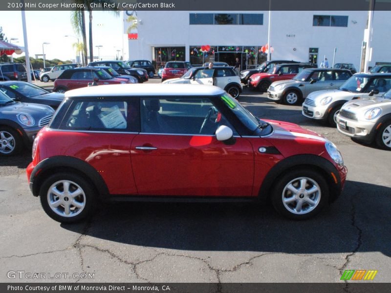 Chili Red / Grey/Carbon Black 2010 Mini Cooper Hardtop