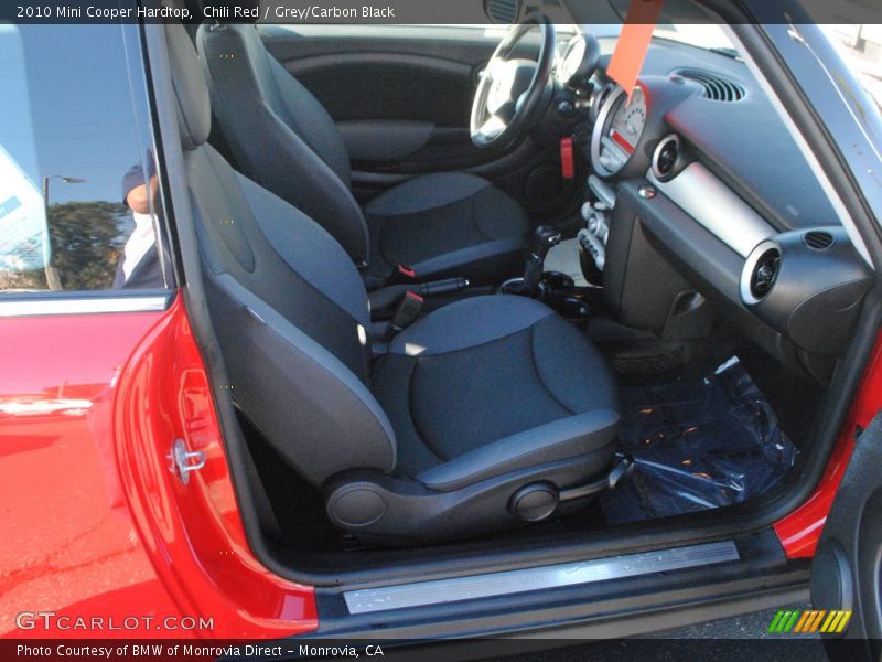 Chili Red / Grey/Carbon Black 2010 Mini Cooper Hardtop
