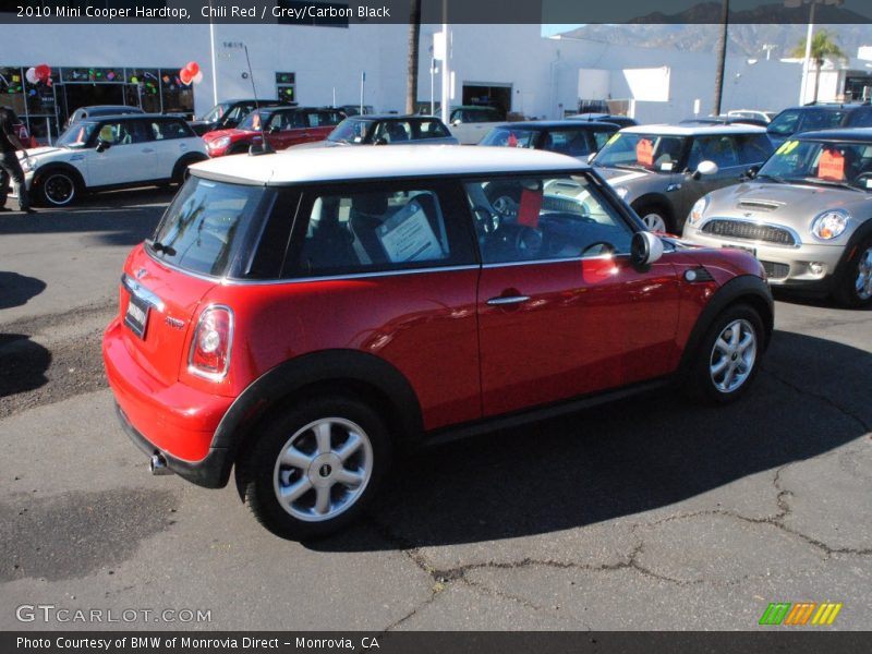 Chili Red / Grey/Carbon Black 2010 Mini Cooper Hardtop