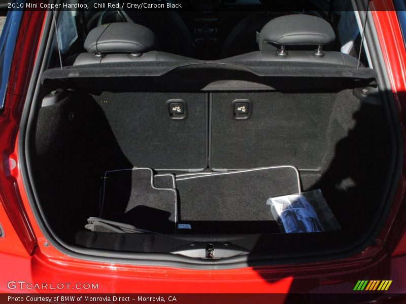 Chili Red / Grey/Carbon Black 2010 Mini Cooper Hardtop