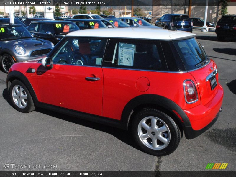 Chili Red / Grey/Carbon Black 2010 Mini Cooper Hardtop