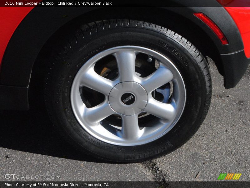 Chili Red / Grey/Carbon Black 2010 Mini Cooper Hardtop