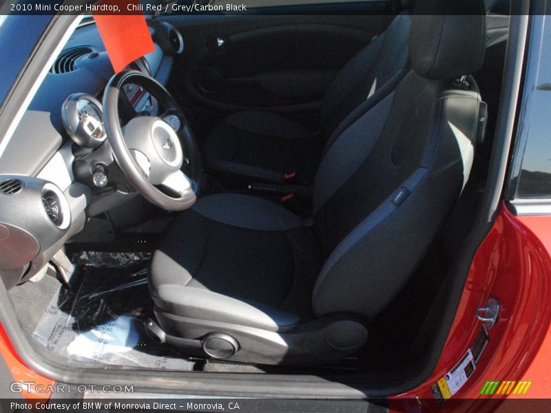 Chili Red / Grey/Carbon Black 2010 Mini Cooper Hardtop