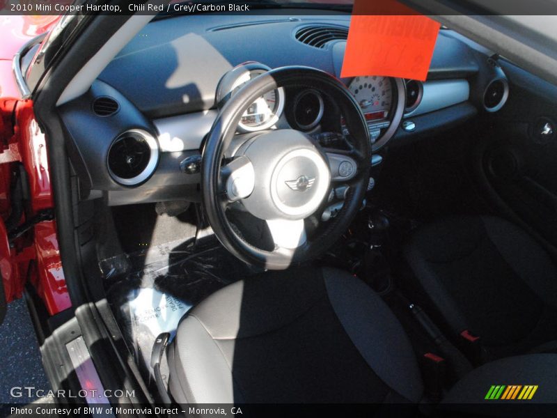 Chili Red / Grey/Carbon Black 2010 Mini Cooper Hardtop