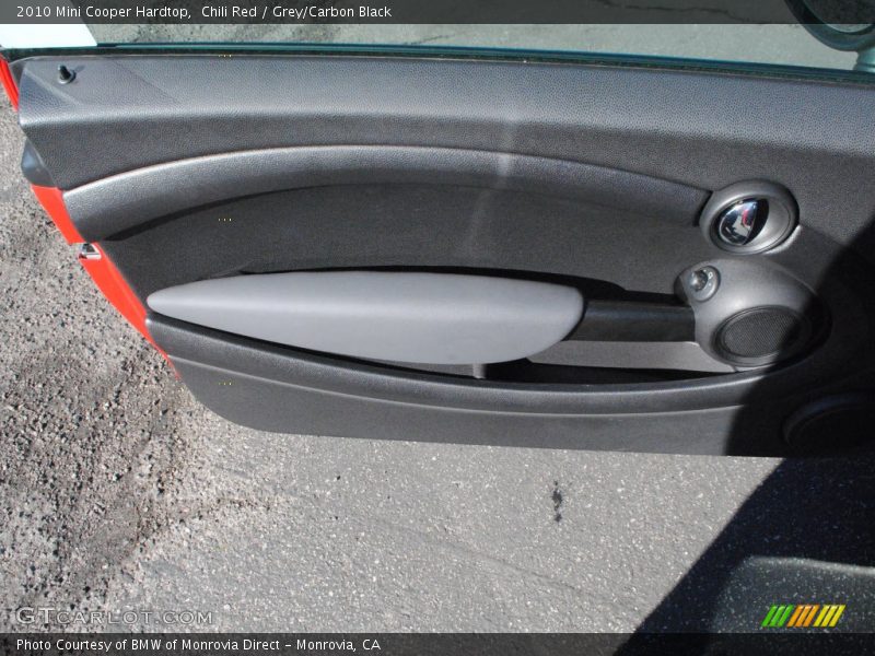 Chili Red / Grey/Carbon Black 2010 Mini Cooper Hardtop
