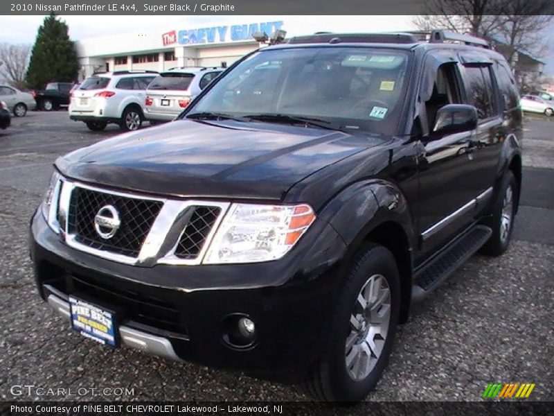 Super Black / Graphite 2010 Nissan Pathfinder LE 4x4