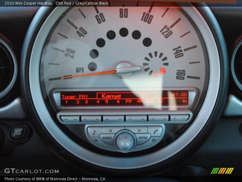 Chili Red / Grey/Carbon Black 2010 Mini Cooper Hardtop