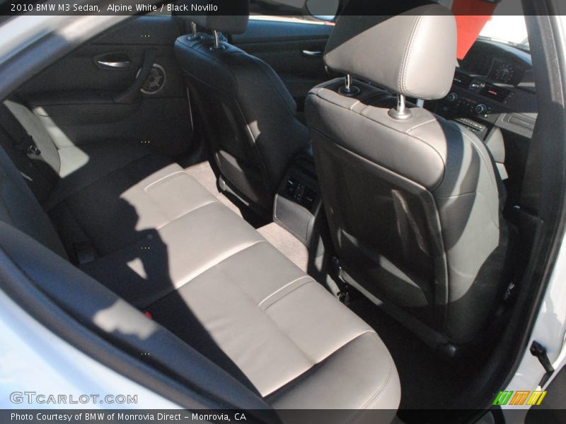 Alpine White / Black Novillo 2010 BMW M3 Sedan