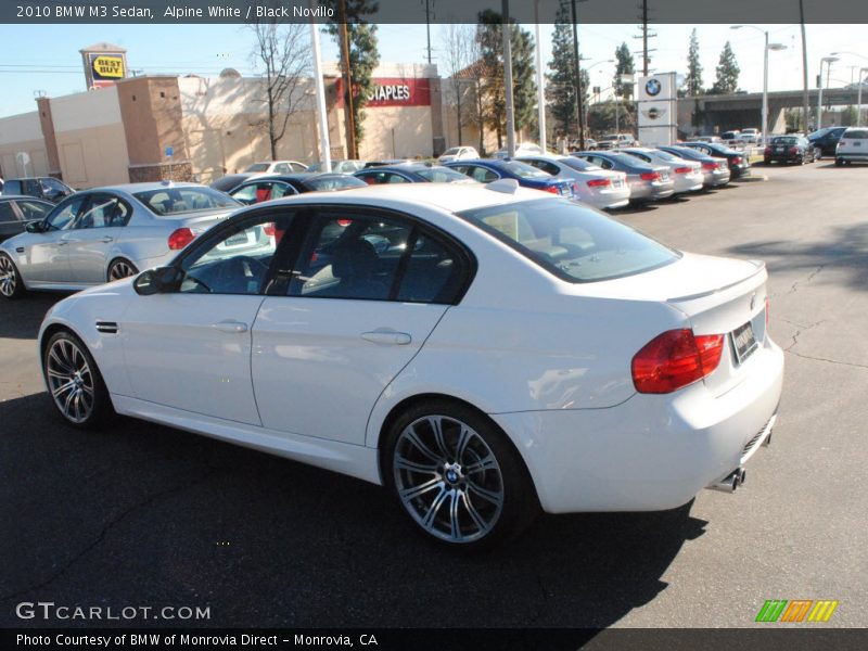 Alpine White / Black Novillo 2010 BMW M3 Sedan