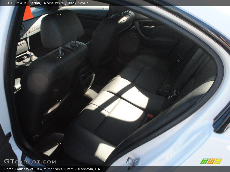 Alpine White / Black Novillo 2010 BMW M3 Sedan