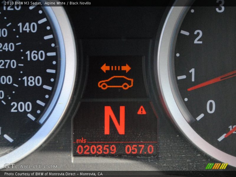 Alpine White / Black Novillo 2010 BMW M3 Sedan