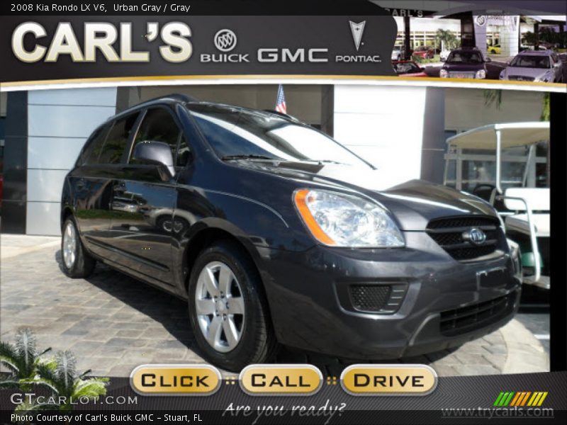 Urban Gray / Gray 2008 Kia Rondo LX V6