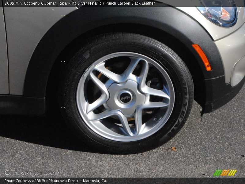 Sparkling Silver Metallic / Punch Carbon Black Leather 2009 Mini Cooper S Clubman