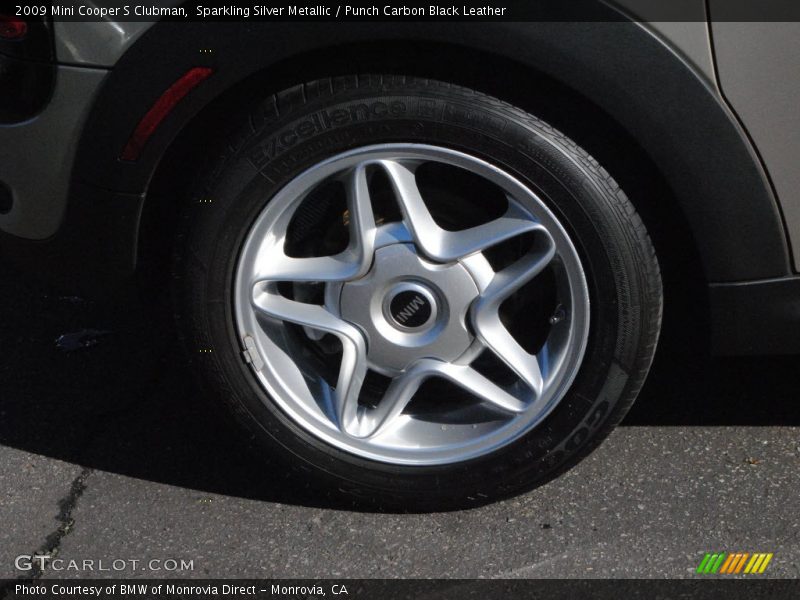 Sparkling Silver Metallic / Punch Carbon Black Leather 2009 Mini Cooper S Clubman