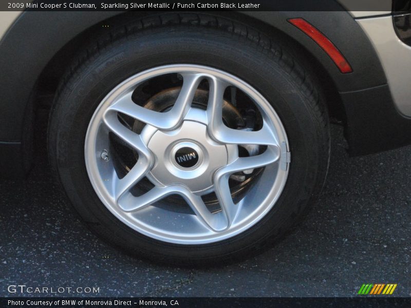 Sparkling Silver Metallic / Punch Carbon Black Leather 2009 Mini Cooper S Clubman