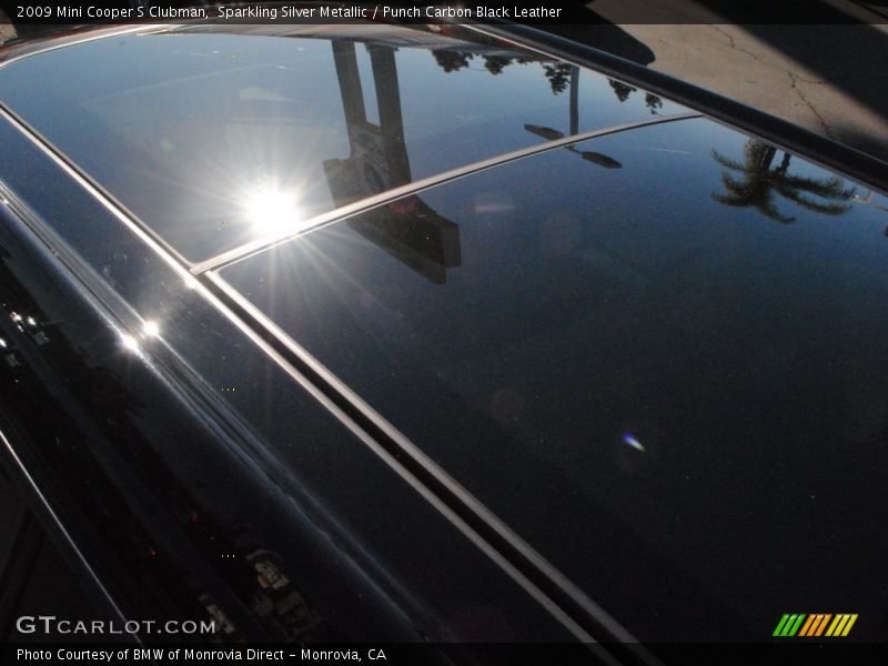 Sparkling Silver Metallic / Punch Carbon Black Leather 2009 Mini Cooper S Clubman