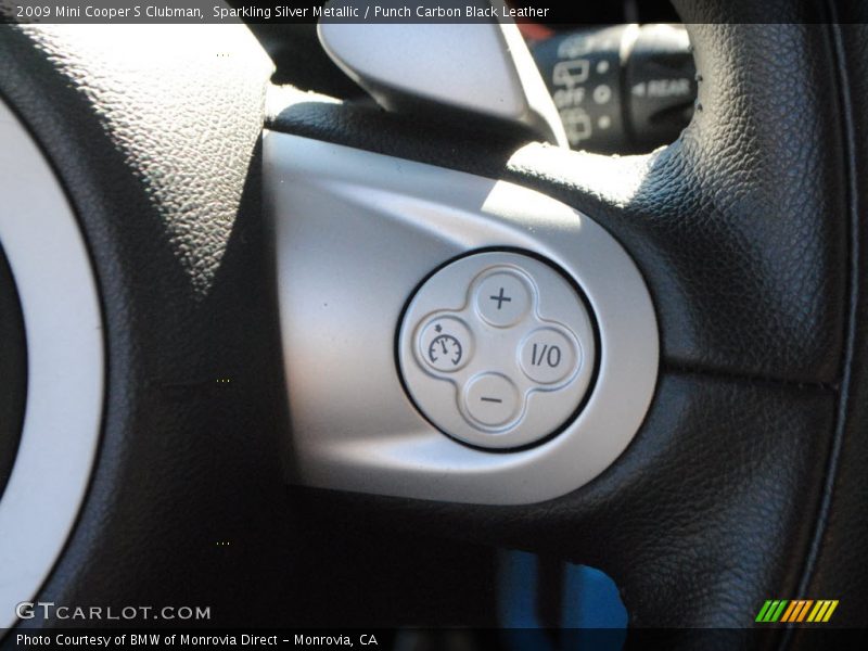Sparkling Silver Metallic / Punch Carbon Black Leather 2009 Mini Cooper S Clubman