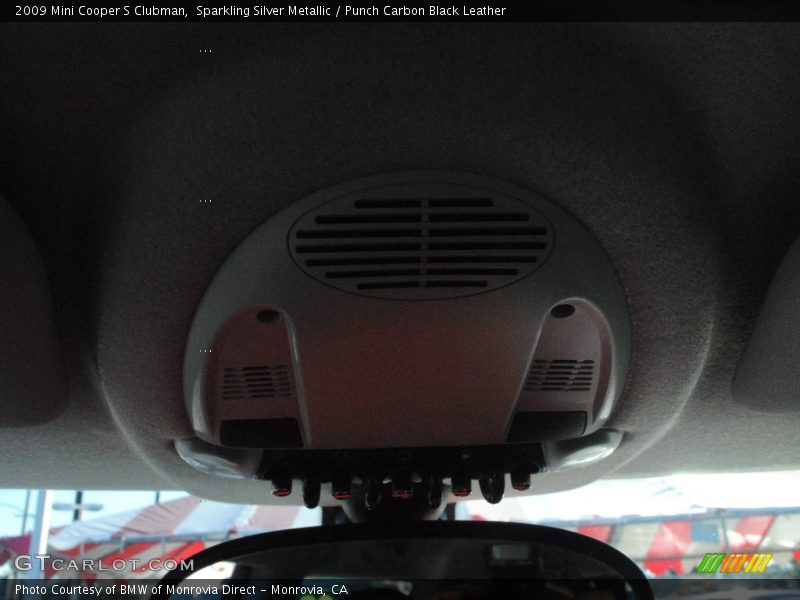 Sparkling Silver Metallic / Punch Carbon Black Leather 2009 Mini Cooper S Clubman