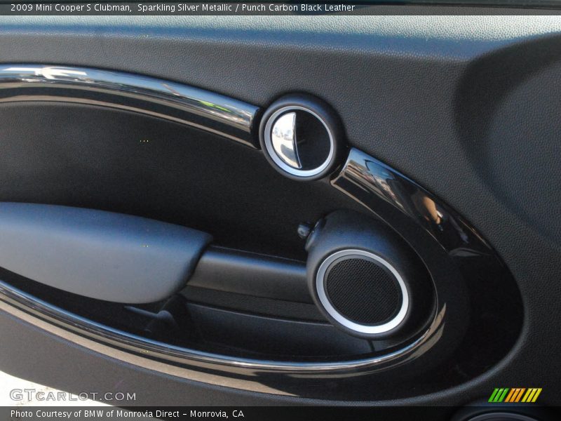 Sparkling Silver Metallic / Punch Carbon Black Leather 2009 Mini Cooper S Clubman