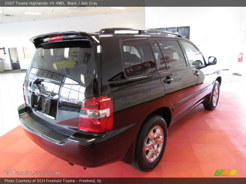 Black / Ash Gray 2007 Toyota Highlander V6 4WD