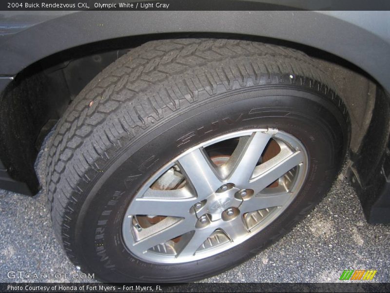 Olympic White / Light Gray 2004 Buick Rendezvous CXL