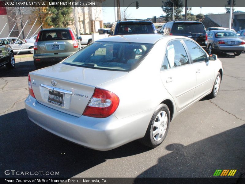 Lunar Mist Metallic / Stone 2002 Toyota Camry LE