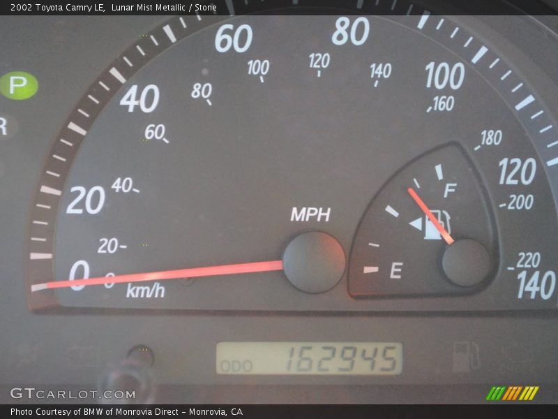 Lunar Mist Metallic / Stone 2002 Toyota Camry LE