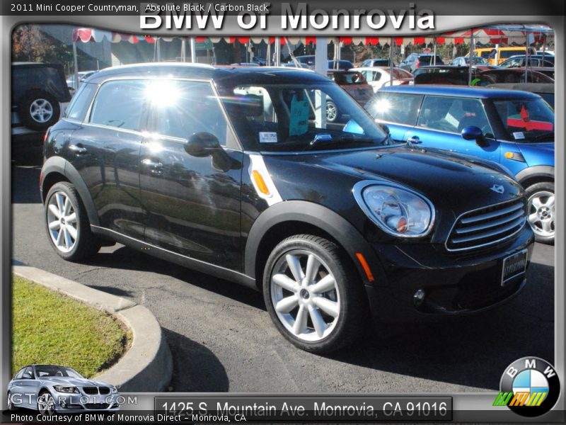 Absolute Black / Carbon Black 2011 Mini Cooper Countryman