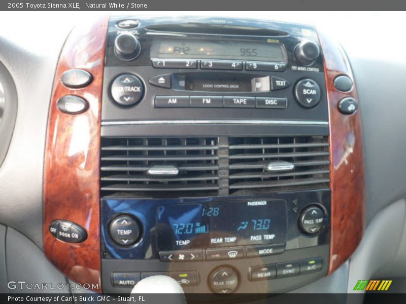 Natural White / Stone 2005 Toyota Sienna XLE