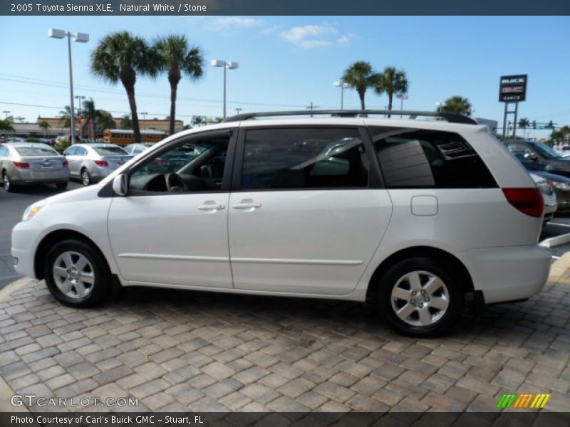 Natural White / Stone 2005 Toyota Sienna XLE