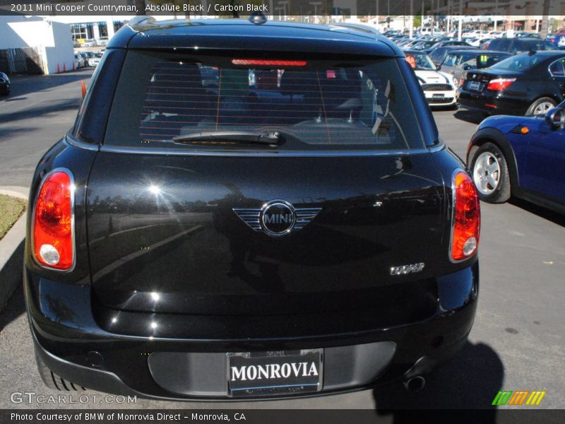 Absolute Black / Carbon Black 2011 Mini Cooper Countryman
