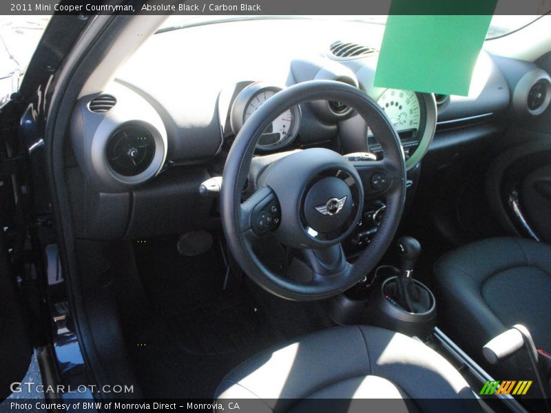 Absolute Black / Carbon Black 2011 Mini Cooper Countryman