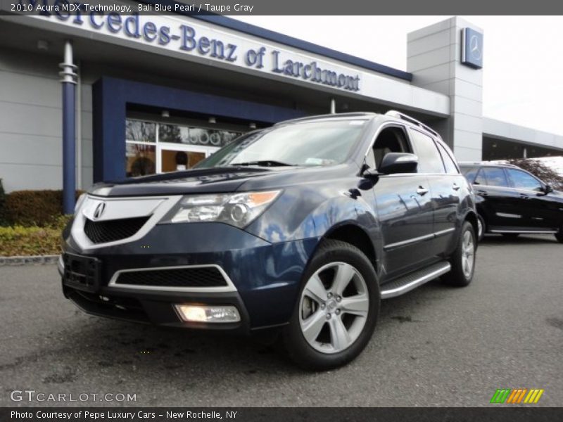 Bali Blue Pearl / Taupe Gray 2010 Acura MDX Technology