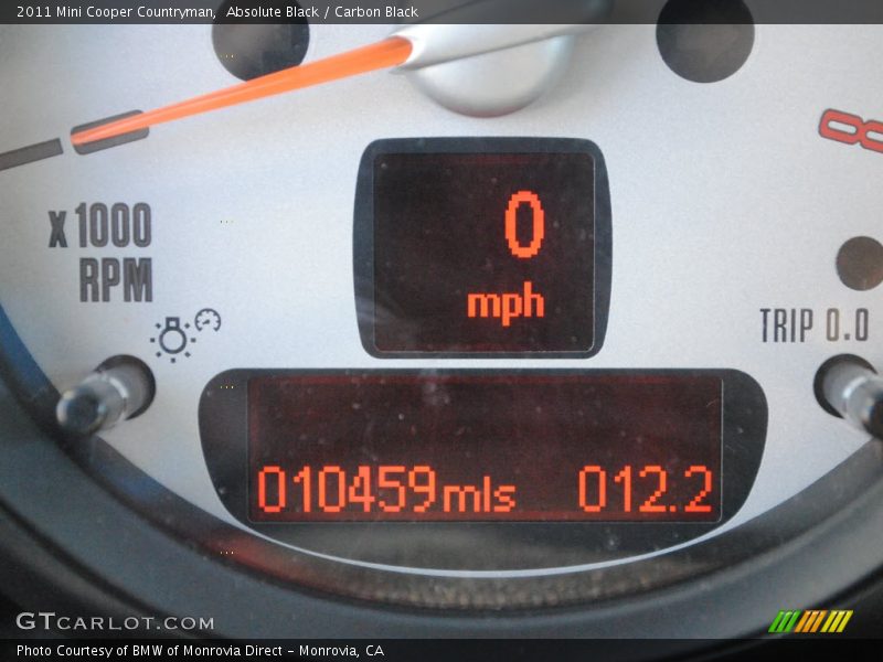 Absolute Black / Carbon Black 2011 Mini Cooper Countryman