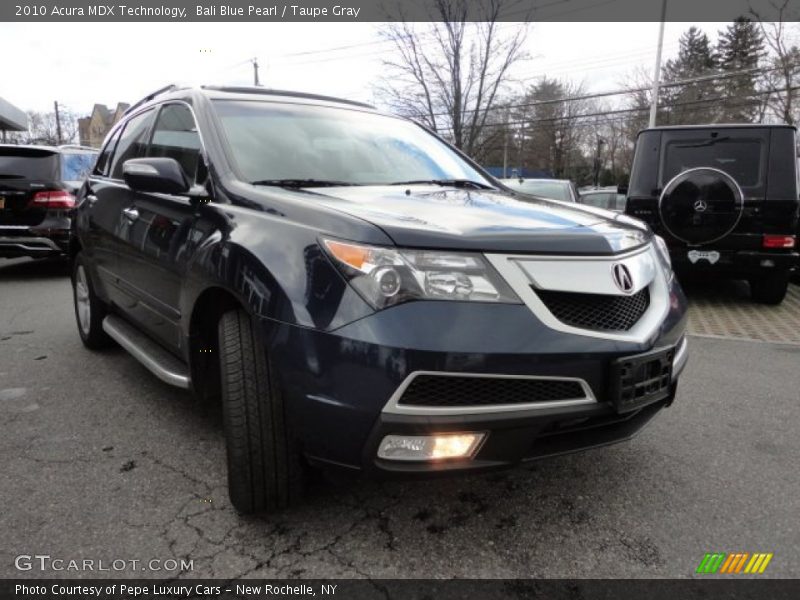 Bali Blue Pearl / Taupe Gray 2010 Acura MDX Technology