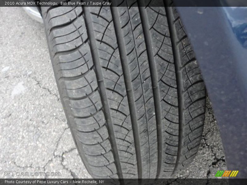 Bali Blue Pearl / Taupe Gray 2010 Acura MDX Technology