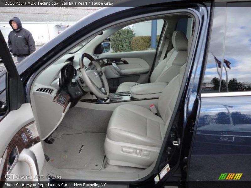 Bali Blue Pearl / Taupe Gray 2010 Acura MDX Technology