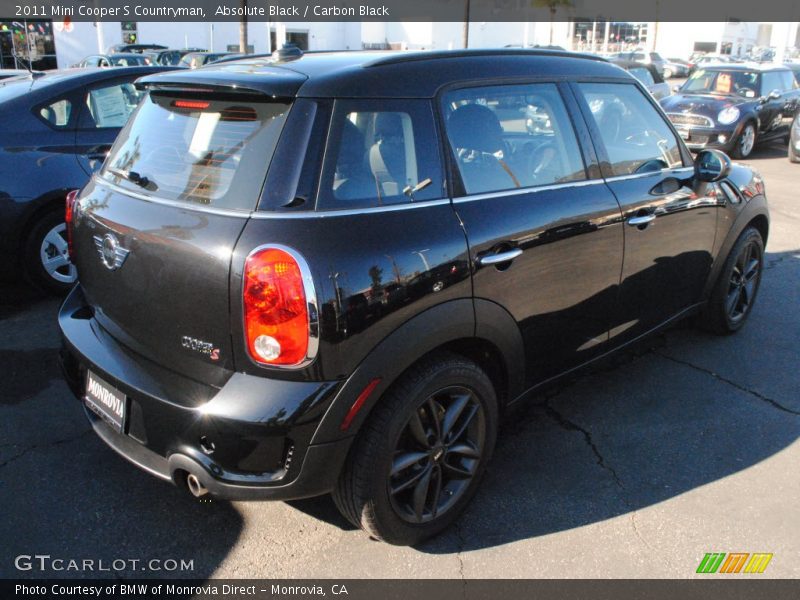 Absolute Black / Carbon Black 2011 Mini Cooper S Countryman