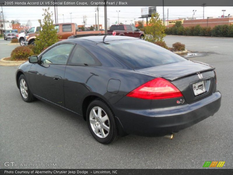 Graphite Pearl / Black 2005 Honda Accord LX V6 Special Edition Coupe