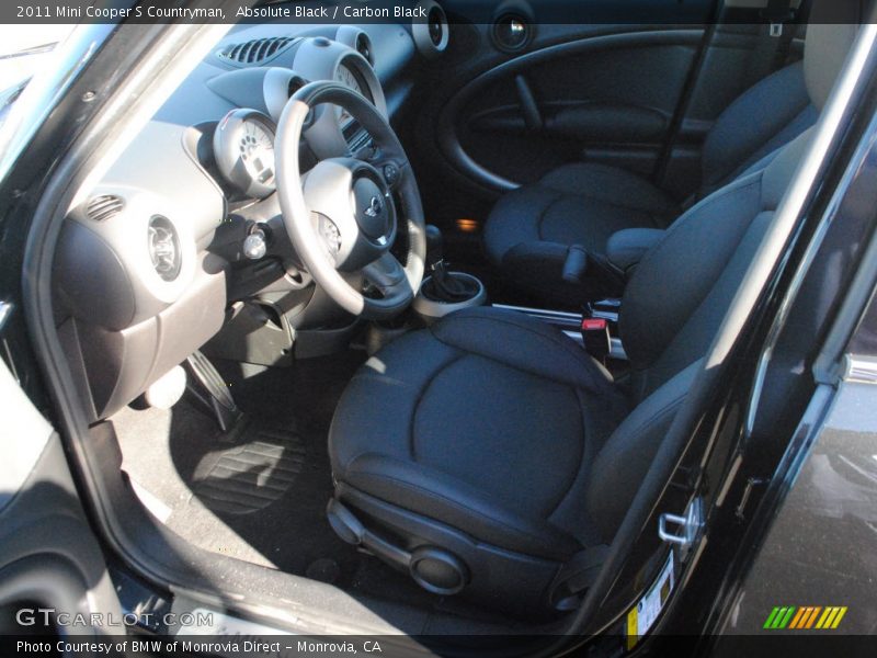 Absolute Black / Carbon Black 2011 Mini Cooper S Countryman