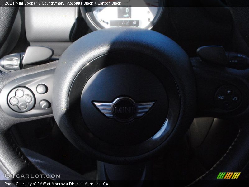 Absolute Black / Carbon Black 2011 Mini Cooper S Countryman