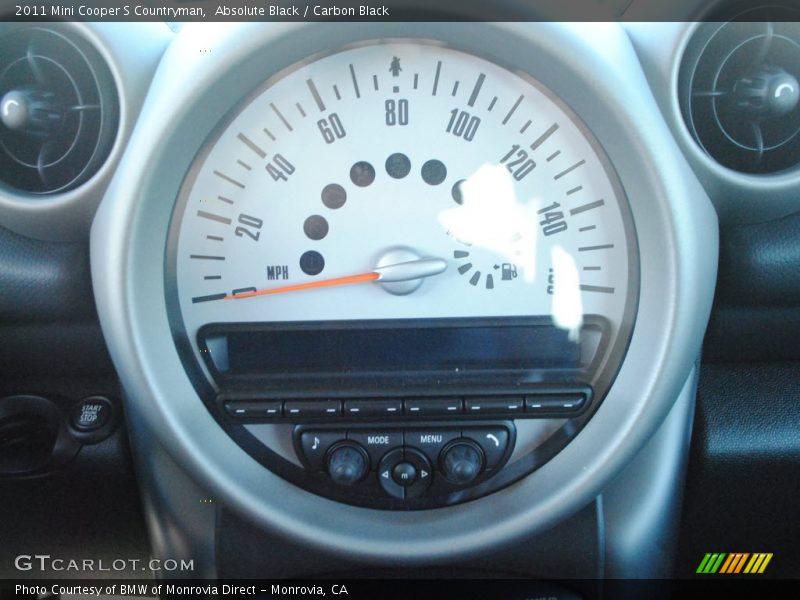 Absolute Black / Carbon Black 2011 Mini Cooper S Countryman