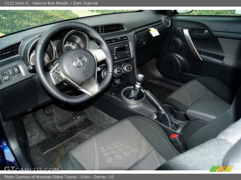 Nautical Blue Metallic / Dark Charcoal 2012 Scion tC