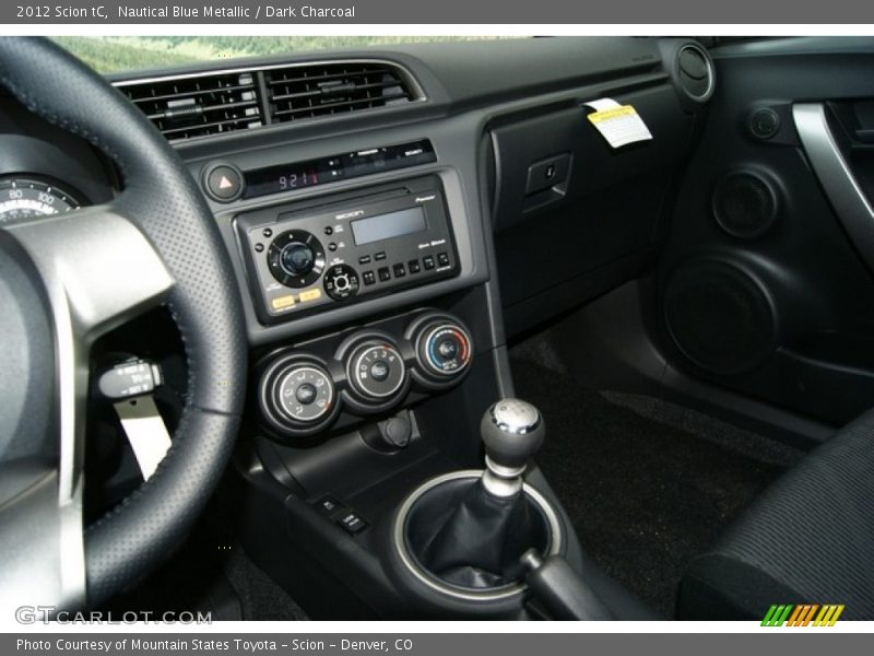 Nautical Blue Metallic / Dark Charcoal 2012 Scion tC